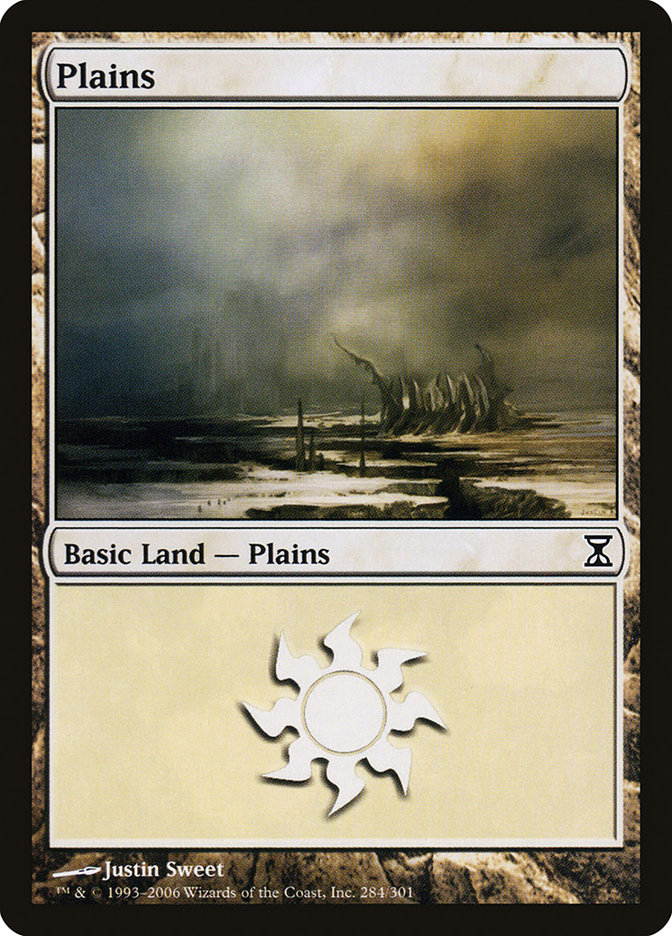 Plains (284) [Time Spiral] MTG Single Magic: The Gathering    | Red Claw Gaming