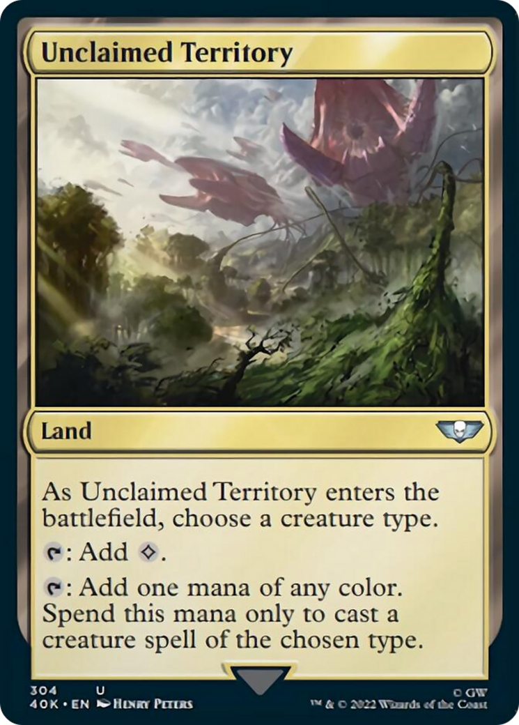 Unclaimed Territory [Warhammer 40,000] MTG Single Magic: The Gathering    | Red Claw Gaming