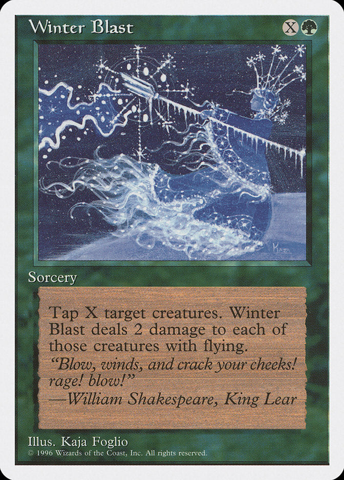 Winter Blast [Introductory Two-Player Set] MTG Single Magic: The Gathering    | Red Claw Gaming