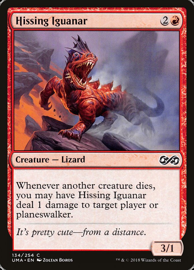 Hissing Iguanar [Ultimate Masters] MTG Single Magic: The Gathering    | Red Claw Gaming