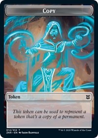 Copy // Illusion Double-Sided Token [Zendikar Rising Tokens] MTG Single Magic: The Gathering    | Red Claw Gaming