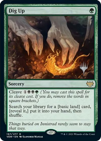 Dig Up (Promo Pack) [Innistrad: Crimson Vow Promos] MTG Single Magic: The Gathering    | Red Claw Gaming
