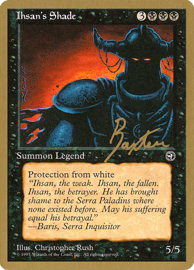 Ihsan's Shade (George Baxter) [Pro Tour Collector Set] MTG Single Magic: The Gathering    | Red Claw Gaming