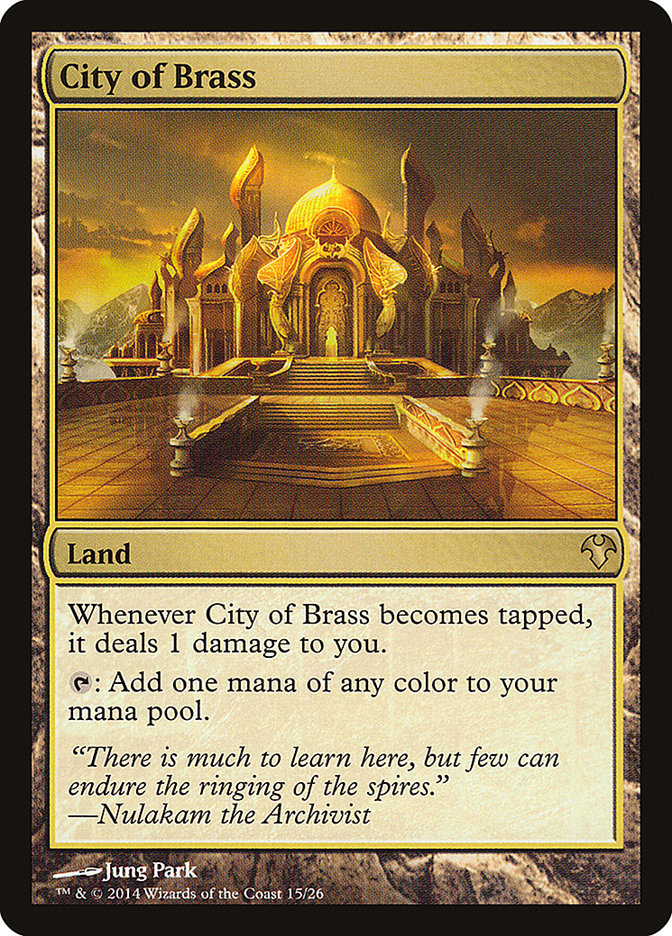 City of Brass [Modern Event Deck 2014] MTG Single Magic: The Gathering    | Red Claw Gaming