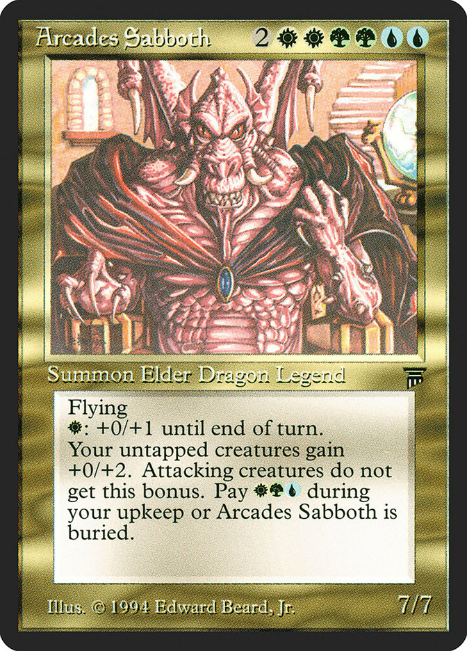 Arcades Sabboth [Legends] MTG Single Magic: The Gathering    | Red Claw Gaming