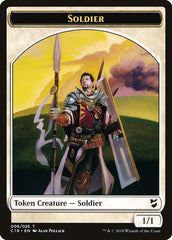 Mask // Soldier Double-Sided Token [Commander 2018 Tokens] MTG Single Magic: The Gathering    | Red Claw Gaming