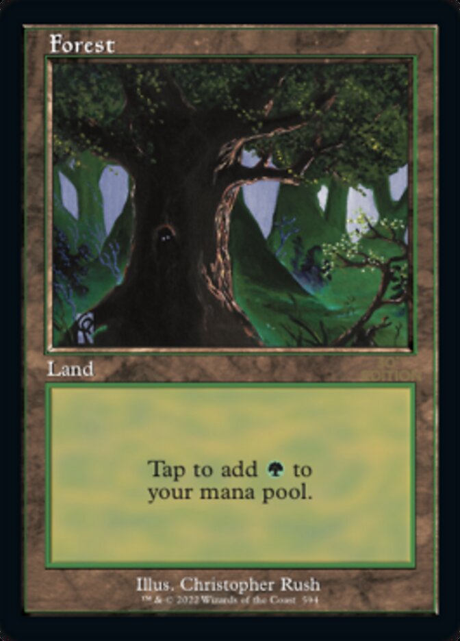 Forest (Retro) (594) [30th Anniversary Edition] MTG Single Magic: The Gathering    | Red Claw Gaming