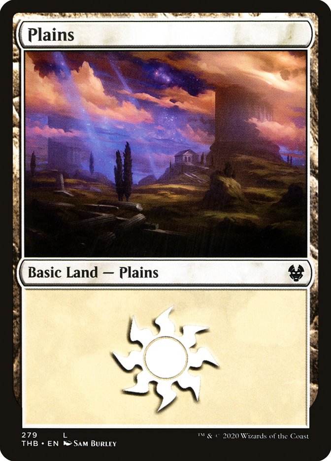 Plains (279) [Theros Beyond Death] MTG Single Magic: The Gathering    | Red Claw Gaming