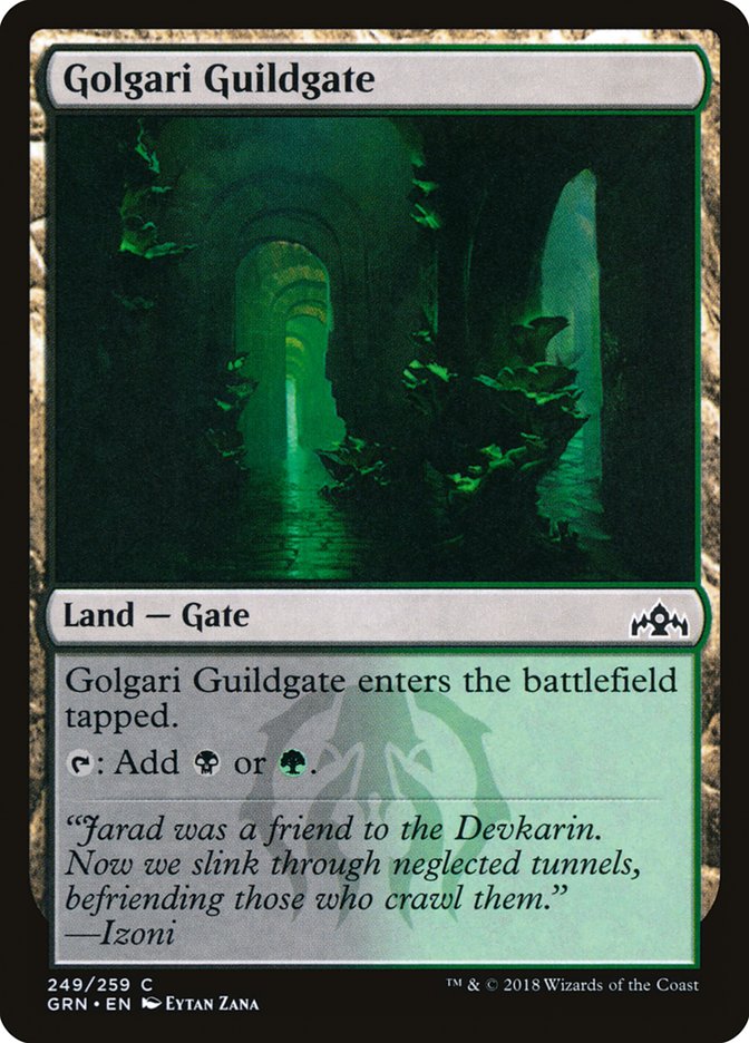Golgari Guildgate (249/259) [Guilds of Ravnica] MTG Single Magic: The Gathering    | Red Claw Gaming