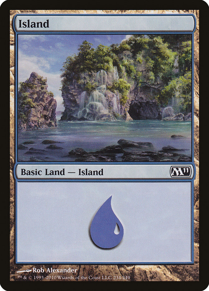 Island (234) [Magic 2011] MTG Single Magic: The Gathering    | Red Claw Gaming