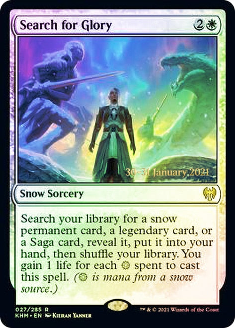 Search for Glory [Kaldheim Prerelease Promos] MTG Single Magic: The Gathering    | Red Claw Gaming