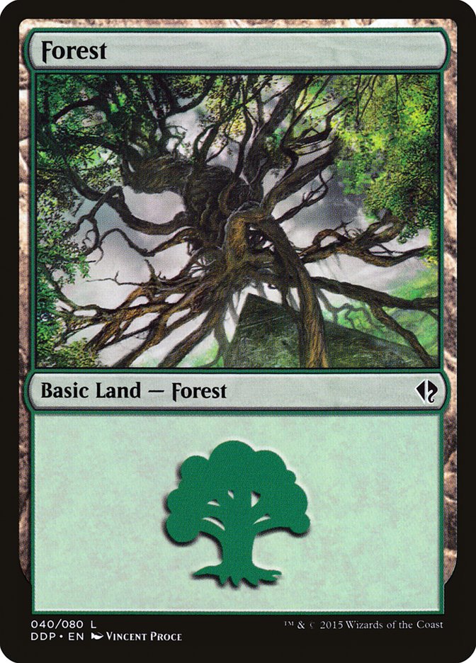 Forest (40) [Duel Decks: Zendikar vs. Eldrazi] MTG Single Magic: The Gathering    | Red Claw Gaming