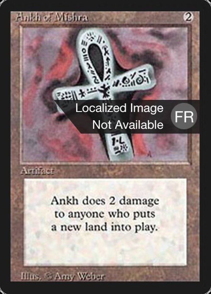 Ankh of Mishra [Foreign Black Border] MTG Single Magic: The Gathering    | Red Claw Gaming