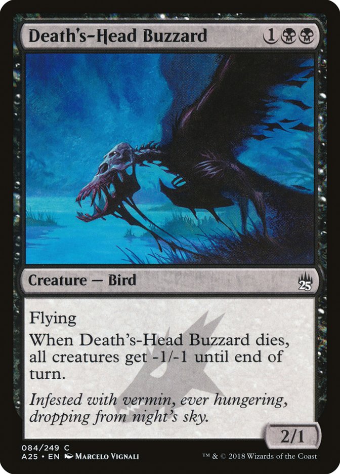 Death's-Head Buzzard [Masters 25] MTG Single Magic: The Gathering    | Red Claw Gaming