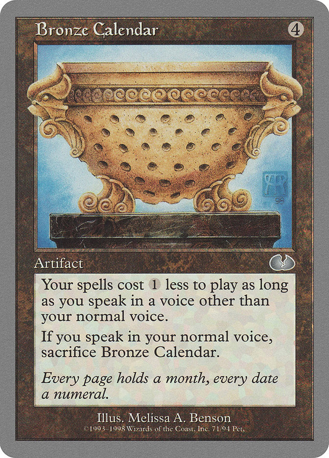 Bronze Calendar [Unglued] MTG Single Magic: The Gathering    | Red Claw Gaming