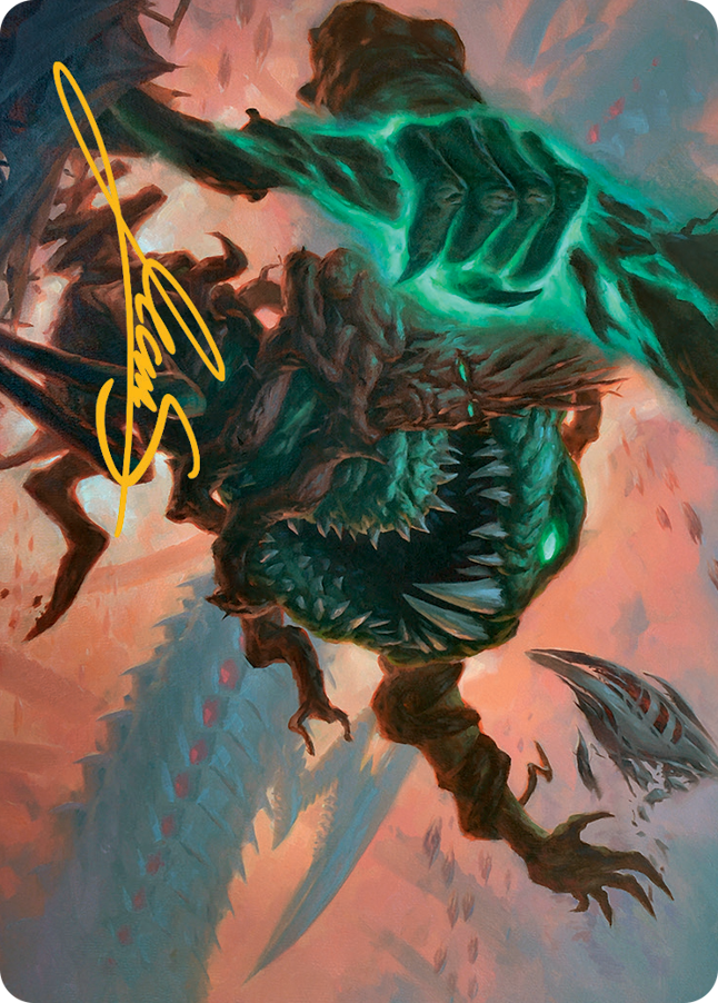 Yargle and Multani Art Card (Gold-Stamped Signature) [March of the Machine Art Series] MTG Single Magic: The Gathering    | Red Claw Gaming