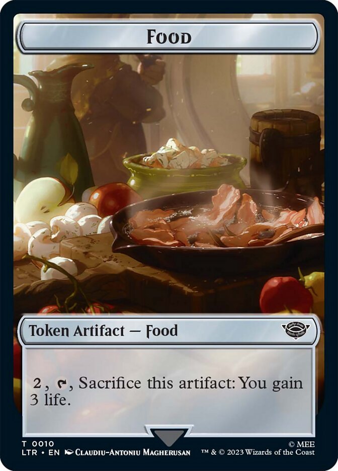 Food Token (10) [The Lord of the Rings: Tales of Middle-Earth Tokens] MTG Single Magic: The Gathering    | Red Claw Gaming