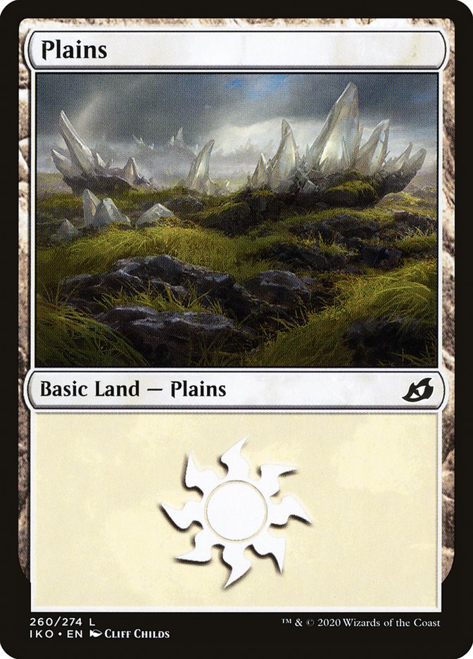 Plains (260) [Ikoria: Lair of Behemoths] MTG Single Magic: The Gathering    | Red Claw Gaming