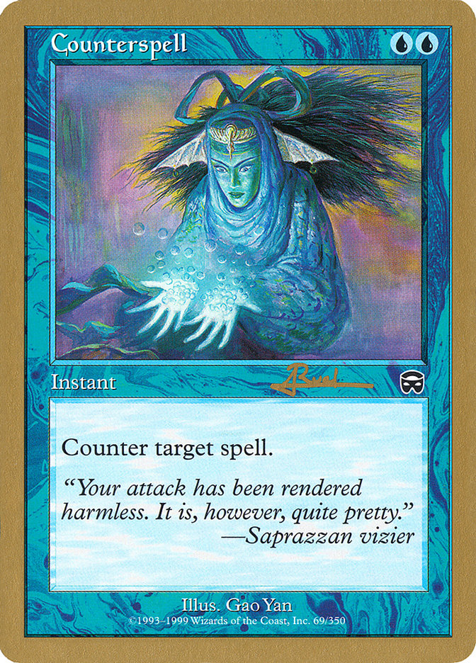 Counterspell (Antoine Ruel) (MMQ) [World Championship Decks 2001] MTG Single Magic: The Gathering    | Red Claw Gaming