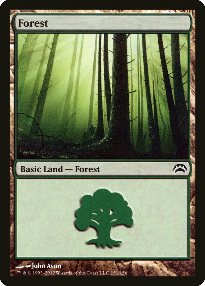 Forest (151) [Planechase 2012] MTG Single Magic: The Gathering    | Red Claw Gaming