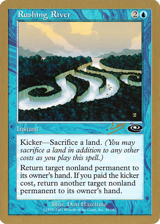 Rushing River (Raphael Levy) [World Championship Decks 2002] MTG Single Magic: The Gathering    | Red Claw Gaming