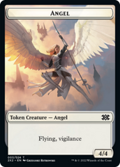 Zombie // Angel Double-Sided Token [Double Masters 2022 Tokens] MTG Single Magic: The Gathering    | Red Claw Gaming