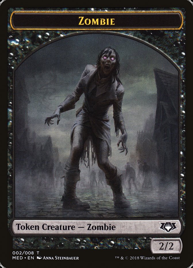 Zombie Token [Mythic Edition Tokens] MTG Single Magic: The Gathering    | Red Claw Gaming