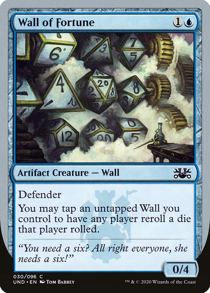 Wall of Fortune [Unsanctioned] MTG Single Magic: The Gathering    | Red Claw Gaming