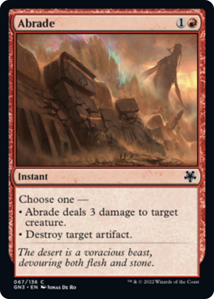 Abrade [Game Night: Free-for-All] MTG Single Magic: The Gathering    | Red Claw Gaming