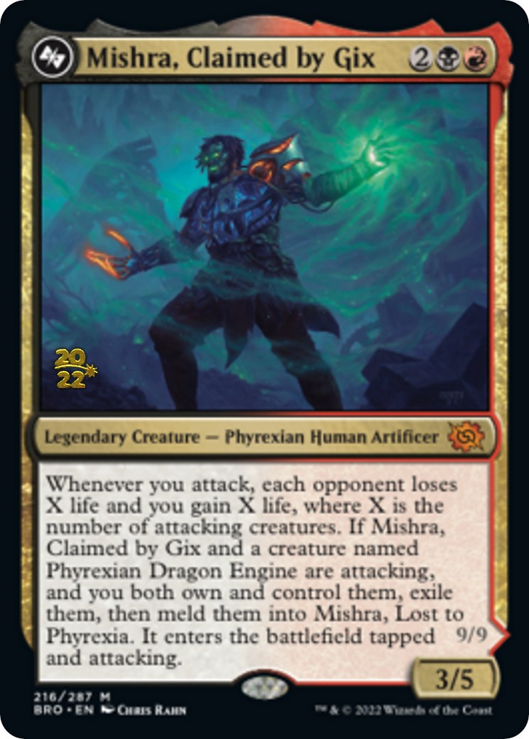 Mishra, Claimed by Gix [The Brothers' War Prerelease Promos] MTG Single Magic: The Gathering    | Red Claw Gaming