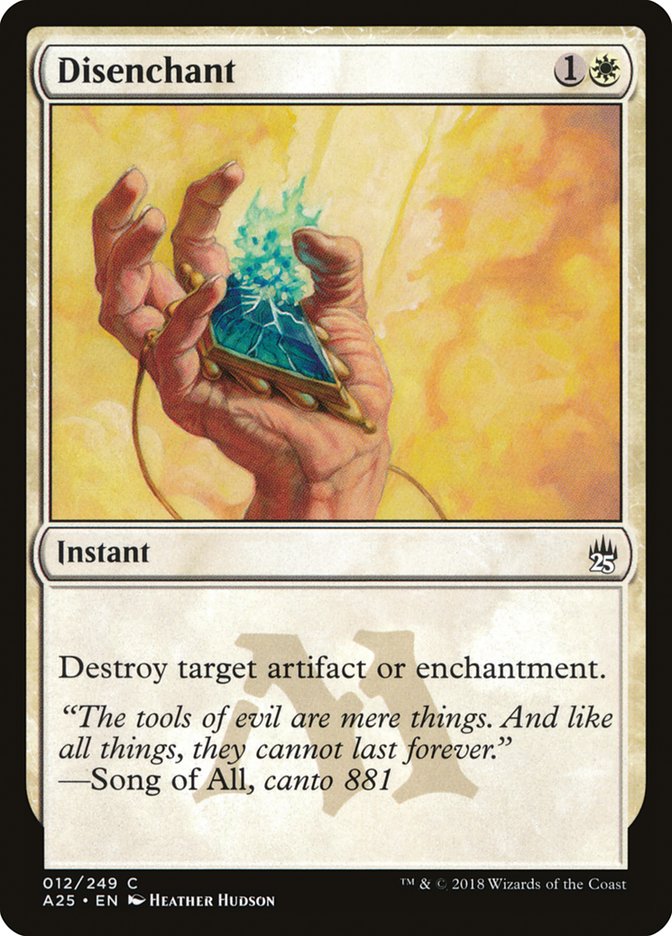 Disenchant [Masters 25] MTG Single Magic: The Gathering    | Red Claw Gaming