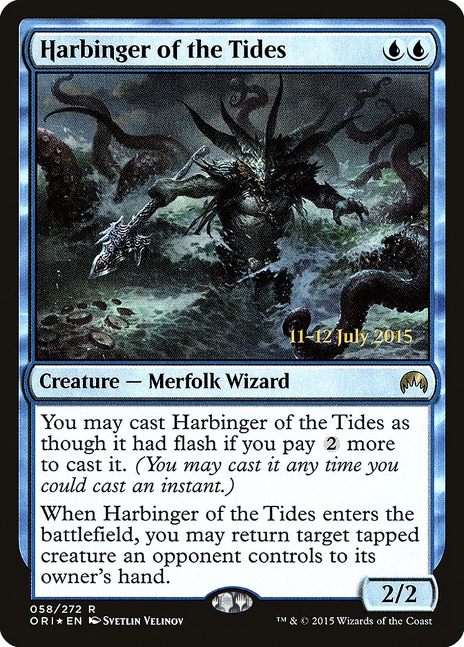 Harbinger of the Tides [Magic Origins Prerelease Promos] MTG Single Magic: The Gathering    | Red Claw Gaming