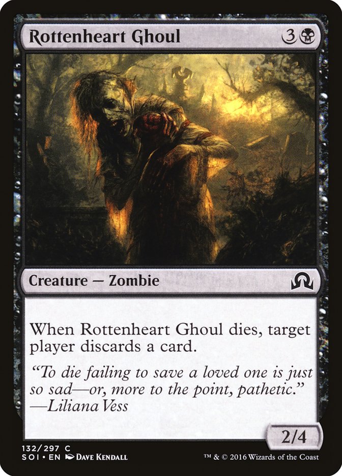 Rottenheart Ghoul [Shadows over Innistrad] MTG Single Magic: The Gathering    | Red Claw Gaming