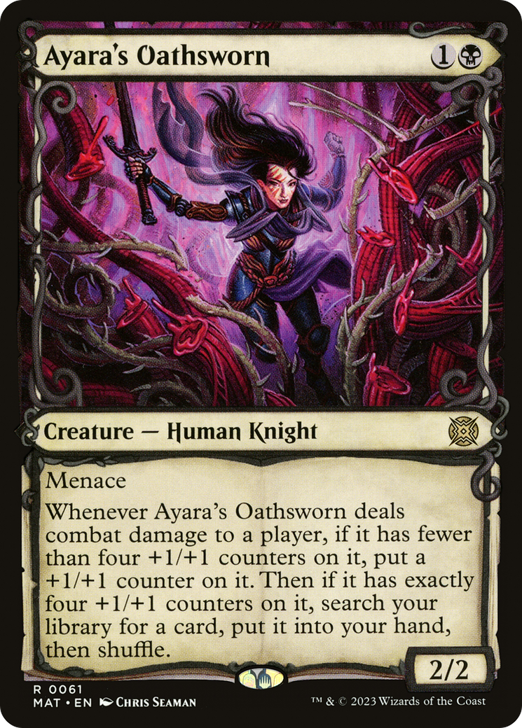 Ayara's Oathsworn (Showcase) [March of the Machine: The Aftermath] MTG Single Magic: The Gathering    | Red Claw Gaming