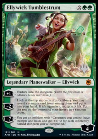 Ellywick Tumblestrum (Promo Pack) [Dungeons & Dragons: Adventures in the Forgotten Realms Promos] MTG Single Magic: The Gathering    | Red Claw Gaming