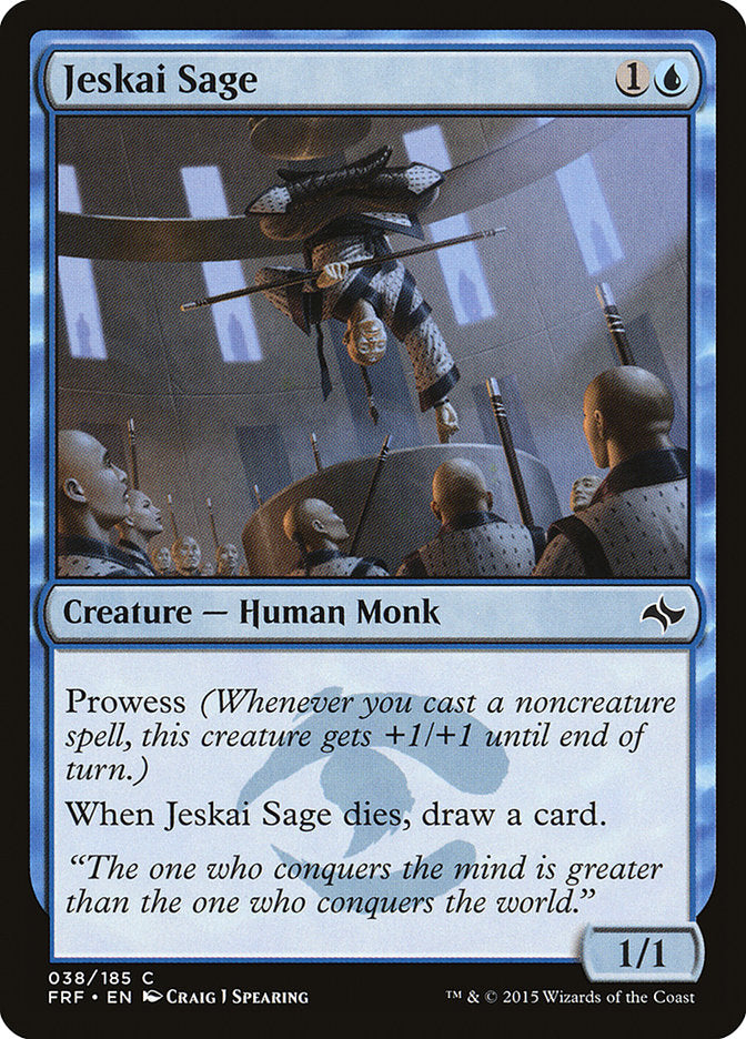 Jeskai Sage [Fate Reforged] MTG Single Magic: The Gathering    | Red Claw Gaming