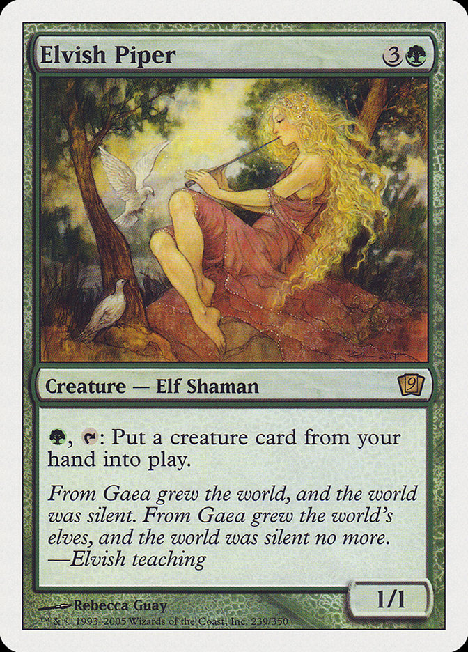 Elvish Piper [Ninth Edition] MTG Single Magic: The Gathering    | Red Claw Gaming