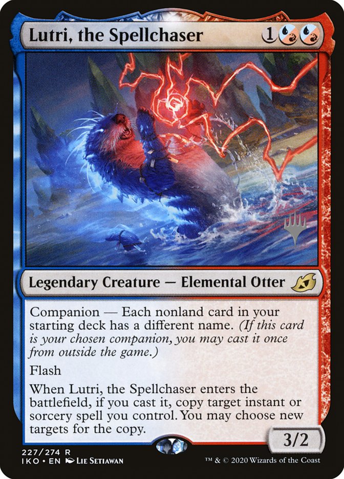 Lutri, the Spellchaser (Promo Pack) [Ikoria: Lair of Behemoths Promos] MTG Single Magic: The Gathering    | Red Claw Gaming