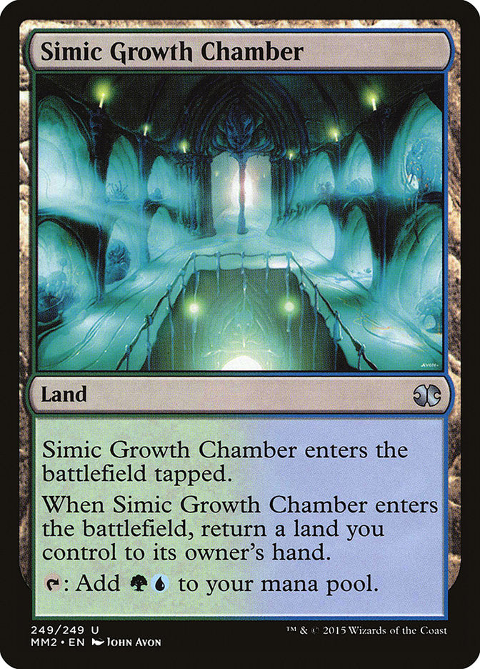 Simic Growth Chamber [Modern Masters 2015] MTG Single Magic: The Gathering    | Red Claw Gaming