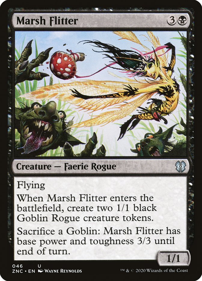 Marsh Flitter [Zendikar Rising Commander] MTG Single Magic: The Gathering    | Red Claw Gaming