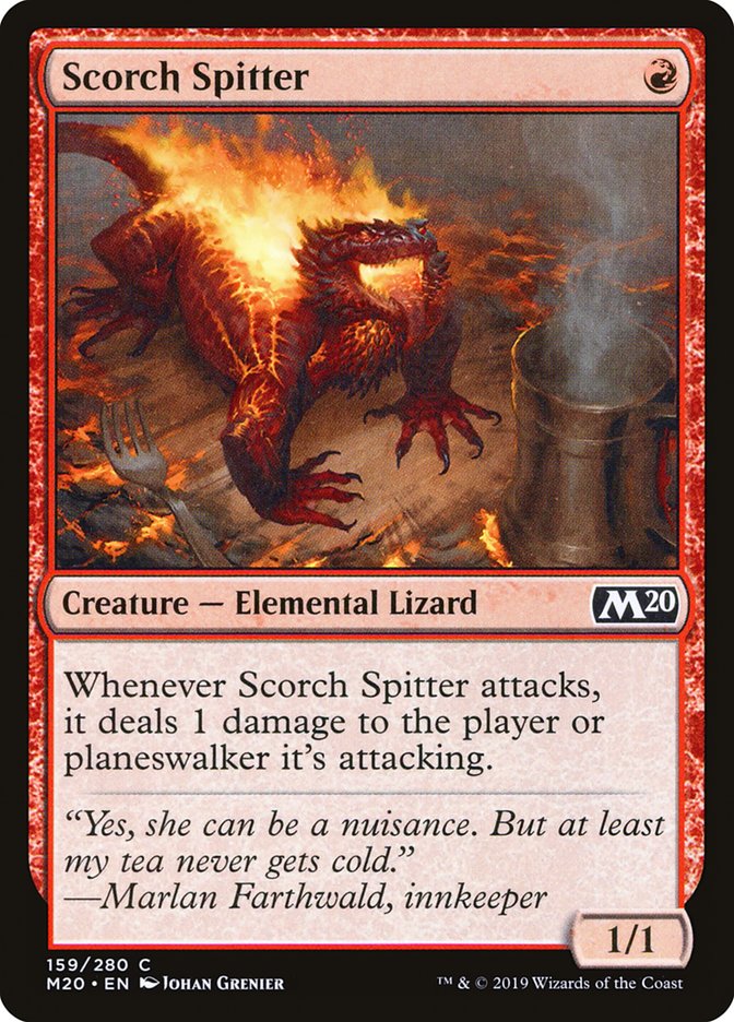 Scorch Spitter [Core Set 2020] MTG Single Magic: The Gathering    | Red Claw Gaming