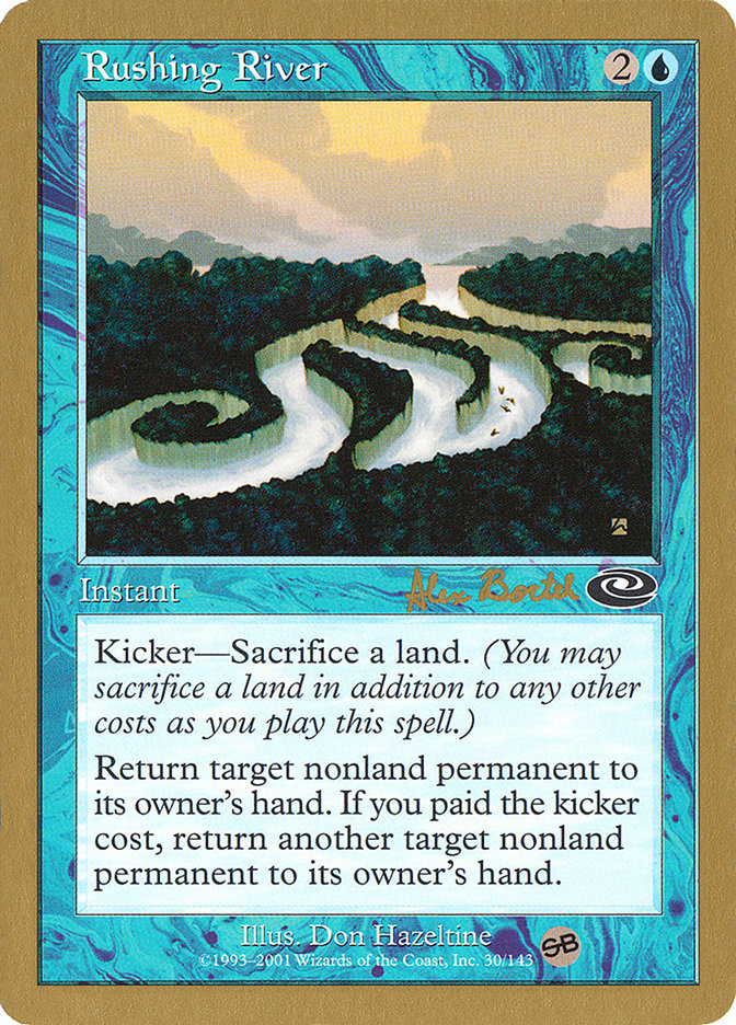 Rushing River (Alex Borteh) (SB) [World Championship Decks 2001] MTG Single Magic: The Gathering    | Red Claw Gaming