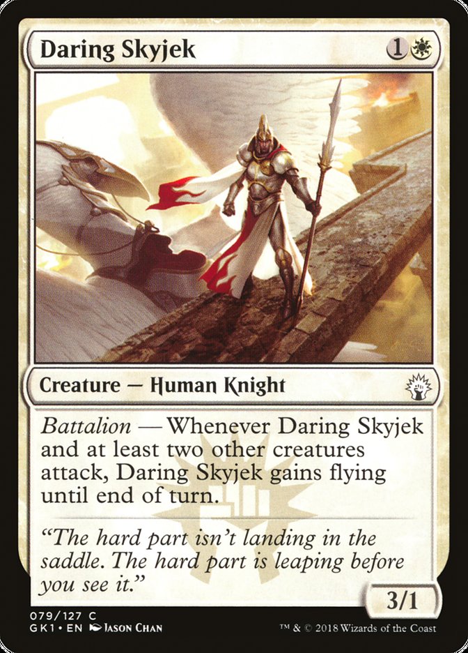 Daring Skyjek [Guilds of Ravnica Guild Kit] MTG Single Magic: The Gathering    | Red Claw Gaming