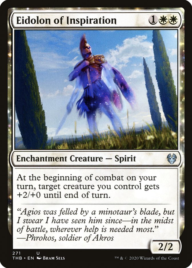 Eidolon of Inspiration [Theros Beyond Death] MTG Single Magic: The Gathering    | Red Claw Gaming