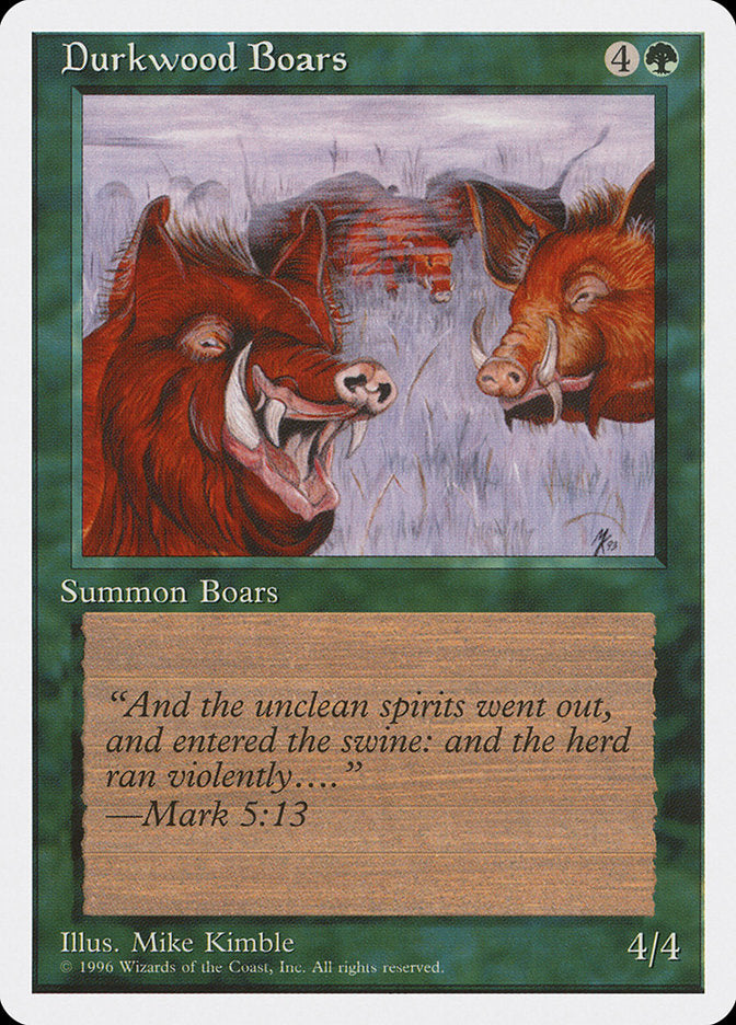 Durkwood Boars [Introductory Two-Player Set] MTG Single Magic: The Gathering    | Red Claw Gaming