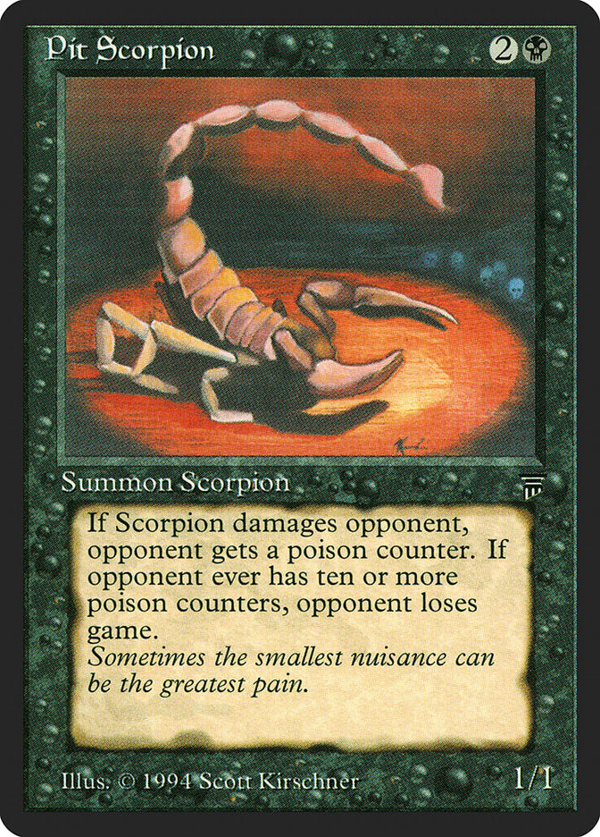 Pit Scorpion [Legends] MTG Single Magic: The Gathering    | Red Claw Gaming