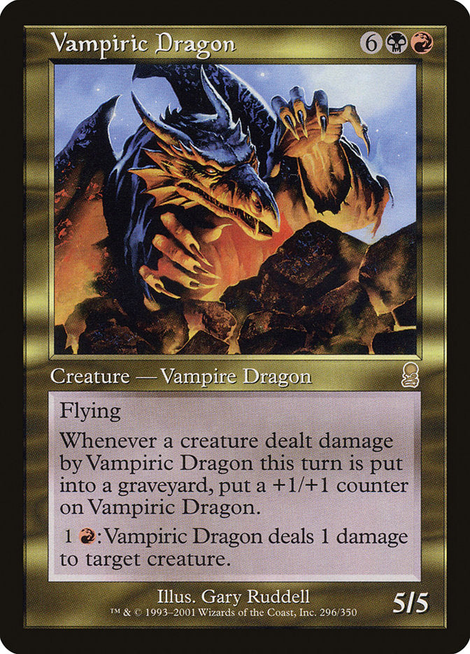 Vampiric Dragon [Odyssey] MTG Single Magic: The Gathering    | Red Claw Gaming