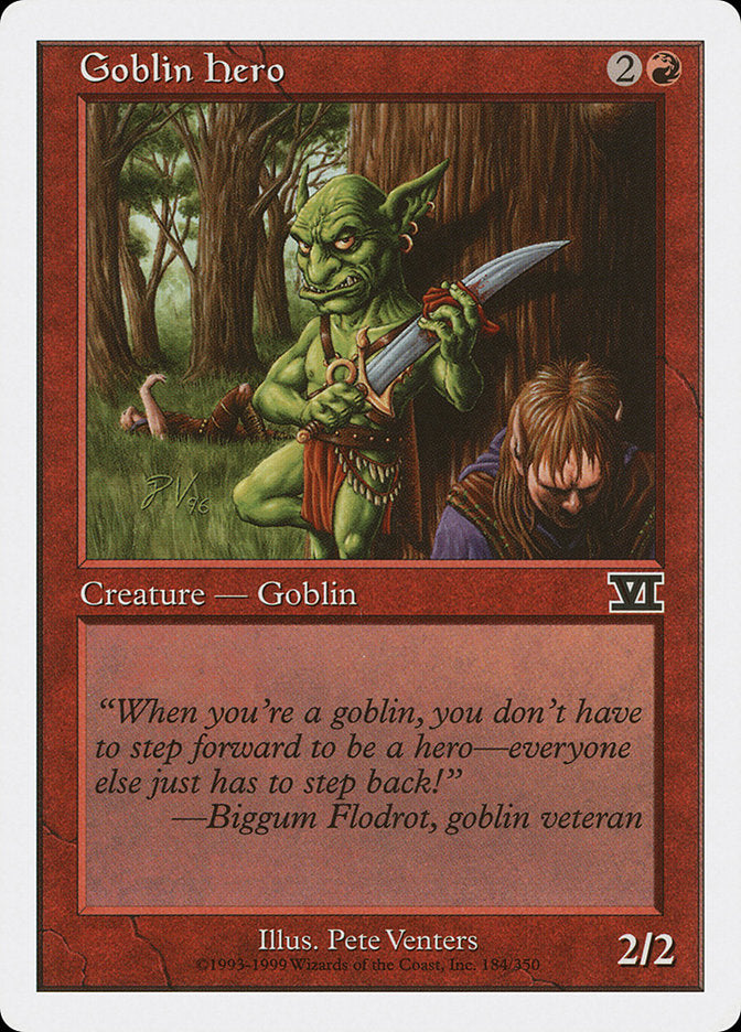 Goblin Hero [Classic Sixth Edition] MTG Single Magic: The Gathering    | Red Claw Gaming