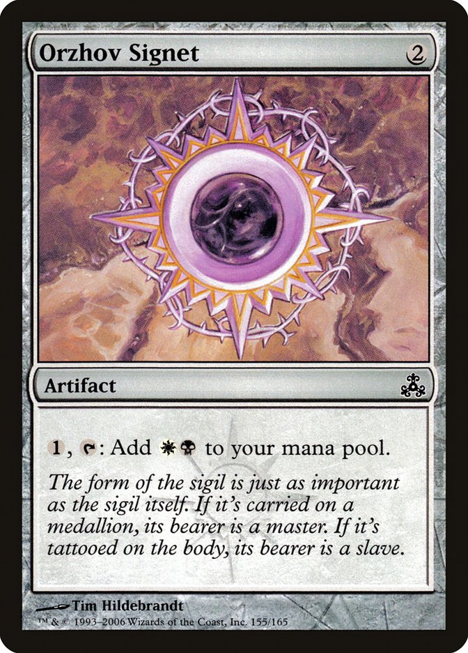 Orzhov Signet [Guildpact] MTG Single Magic: The Gathering    | Red Claw Gaming