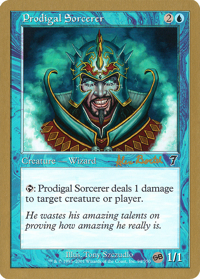 Prodigal Sorcerer (Alex Borteh) (SB) [World Championship Decks 2001] MTG Single Magic: The Gathering    | Red Claw Gaming